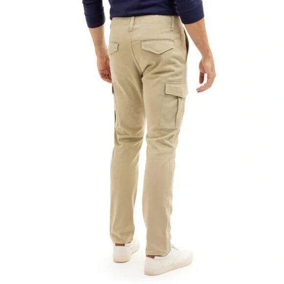 146. U.S. Polo Assn. Men's Cargo Pants in Beige - Picture 3 of 9